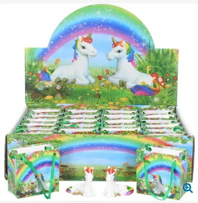 Rainbow Mini Unicorns in Bag Set of 2