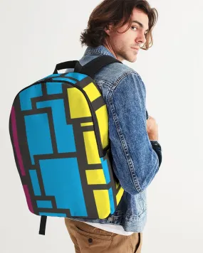 Spacious Rectangle Backpack.