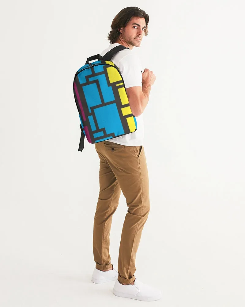 Spacious Rectangle Backpack.