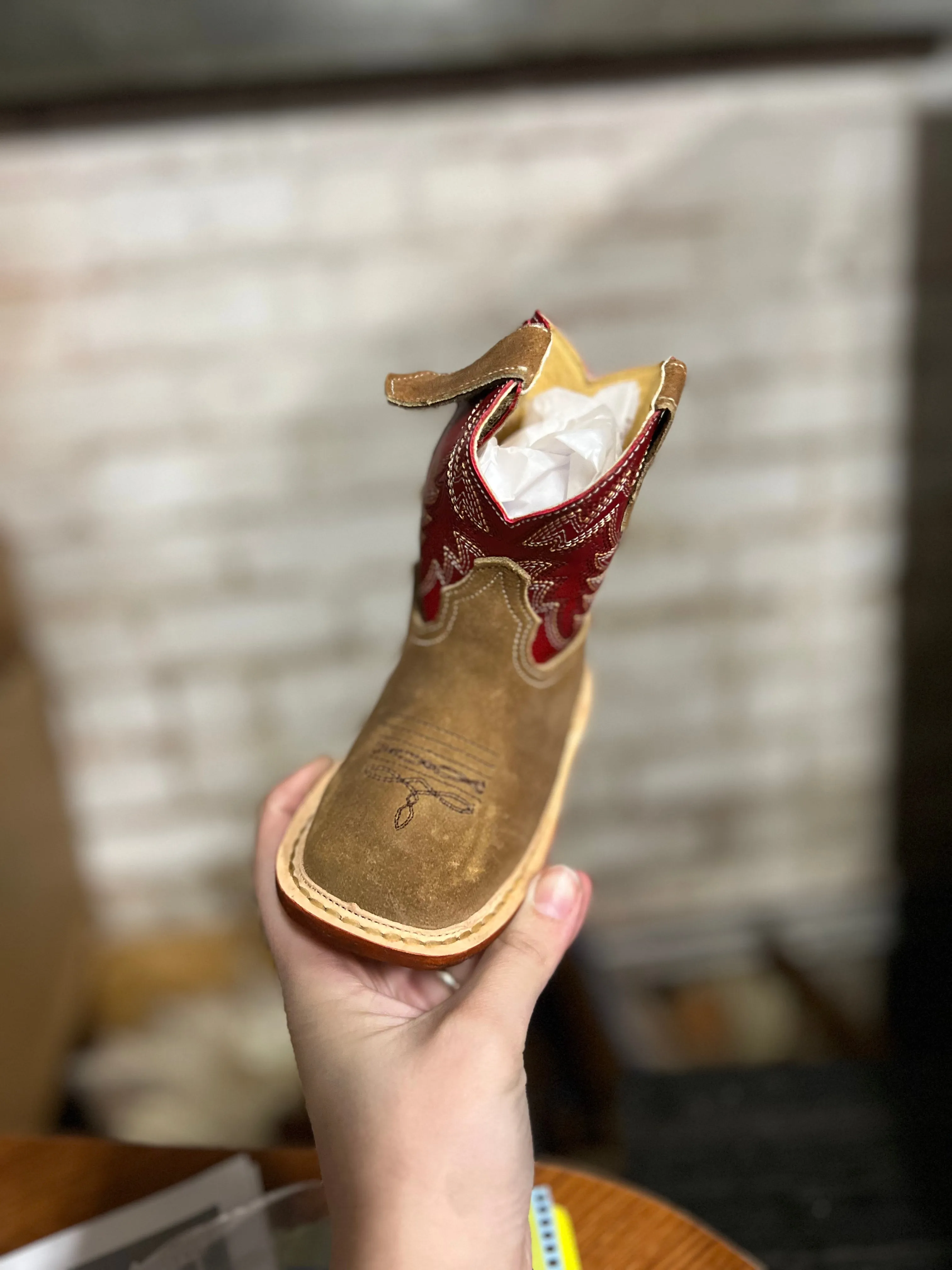 Red Roper Infant Boots