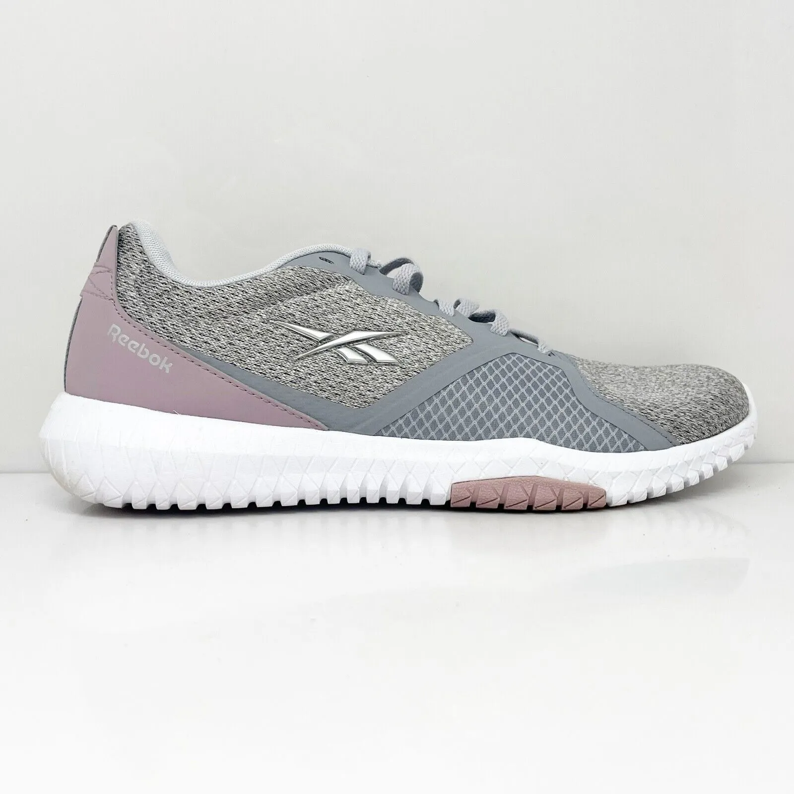 Reebok Womens Flexagon Force EF8941 Gray Running Shoes Sneakers Size 10