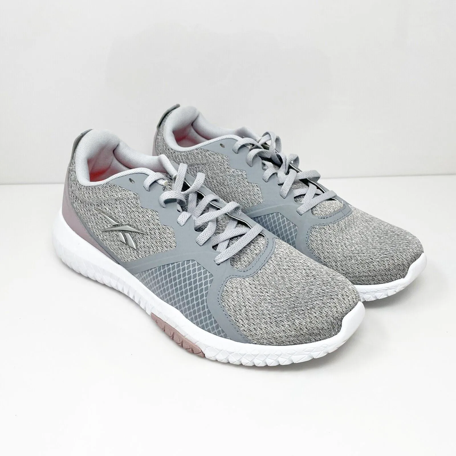 Reebok Womens Flexagon Force EF8941 Gray Running Shoes Sneakers Size 10