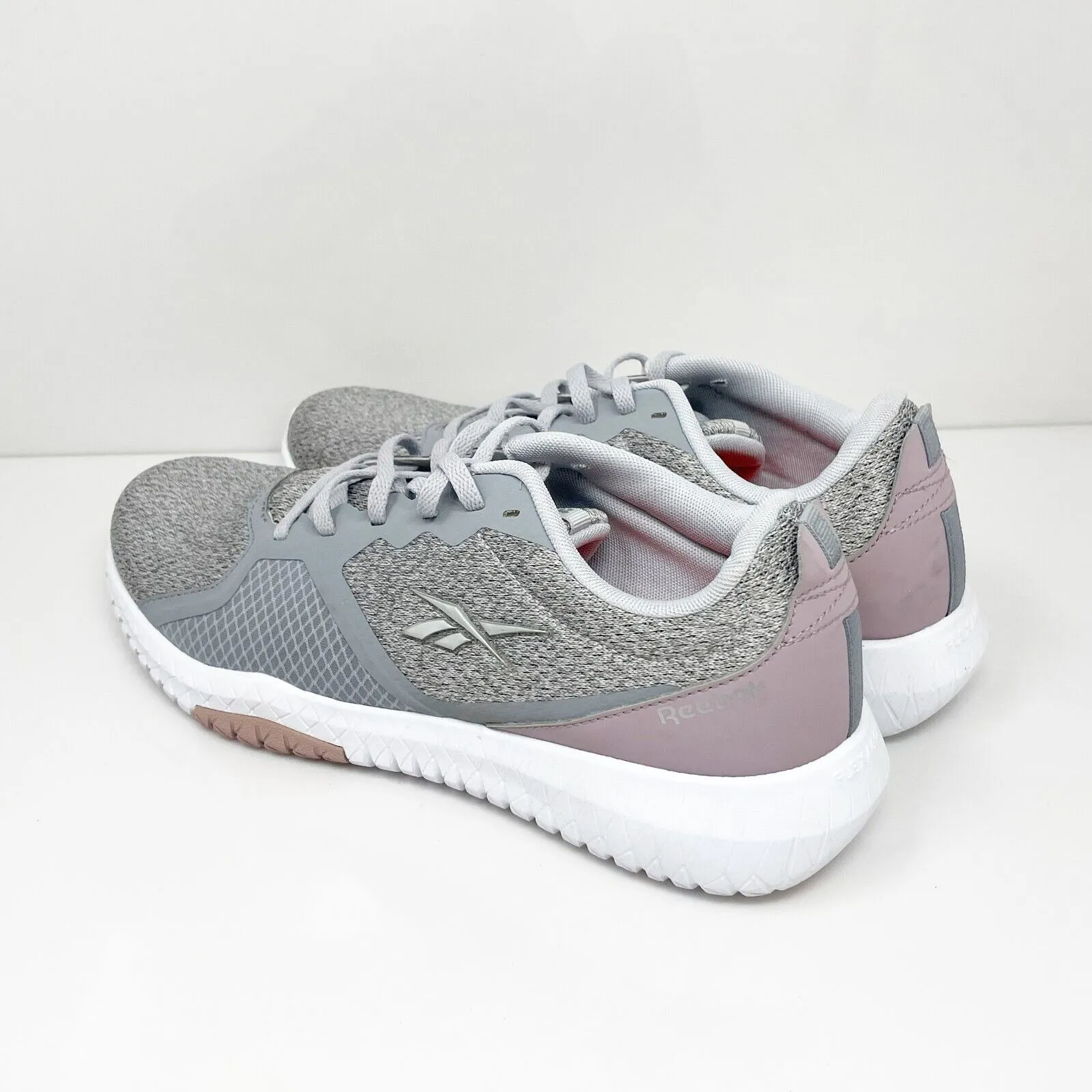 Reebok Womens Flexagon Force EF8941 Gray Running Shoes Sneakers Size 10