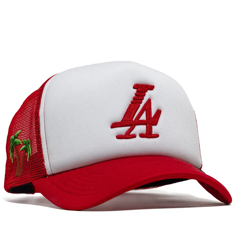 Reference Paradise LA Trucker Hat - Red/White