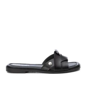 Sandali Donna Flat Nero Refresh 171551