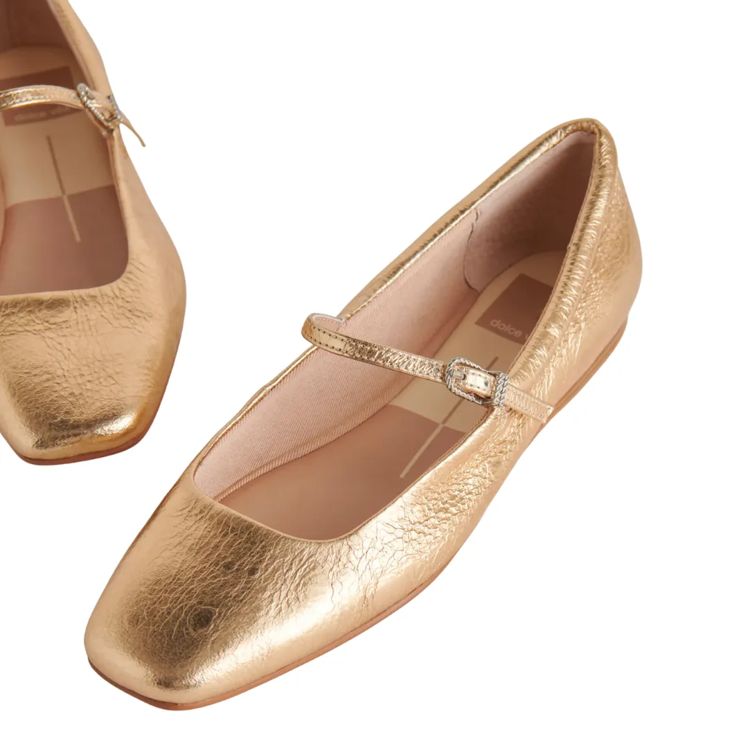 REYES BALLET FLAT GOLD