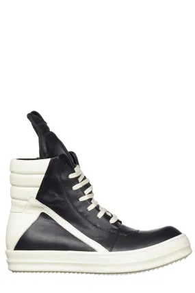 Rick Owens Geobasket Lace-Up Sneakers - Stylish High-Top Sneakers for Men