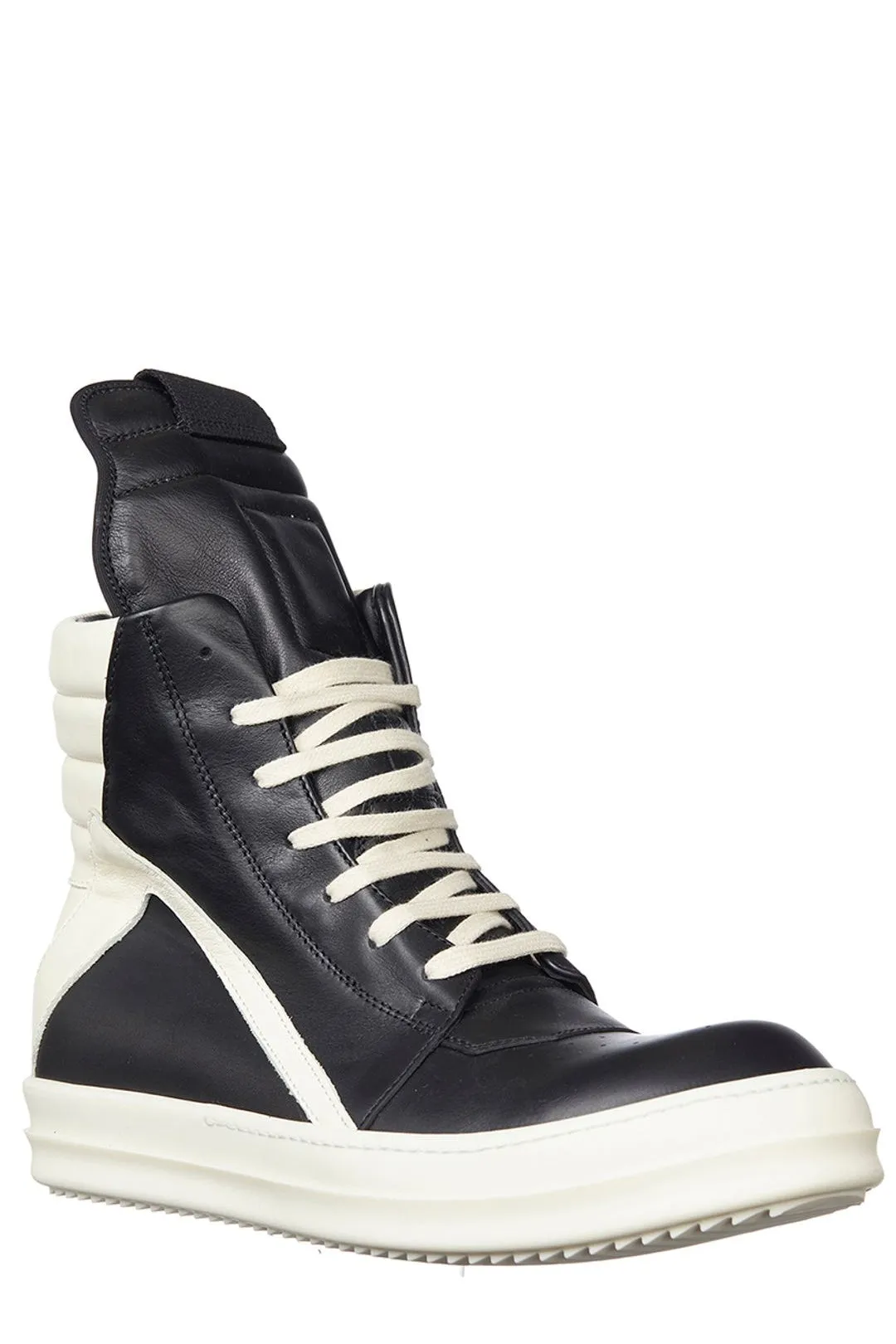 Rick Owens Geobasket Lace-Up Sneakers - Stylish High-Top Sneakers for Men