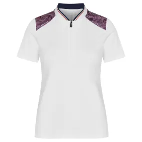 Rohnisch Arya Women's Golf Polo Shirt in Hexagon Red