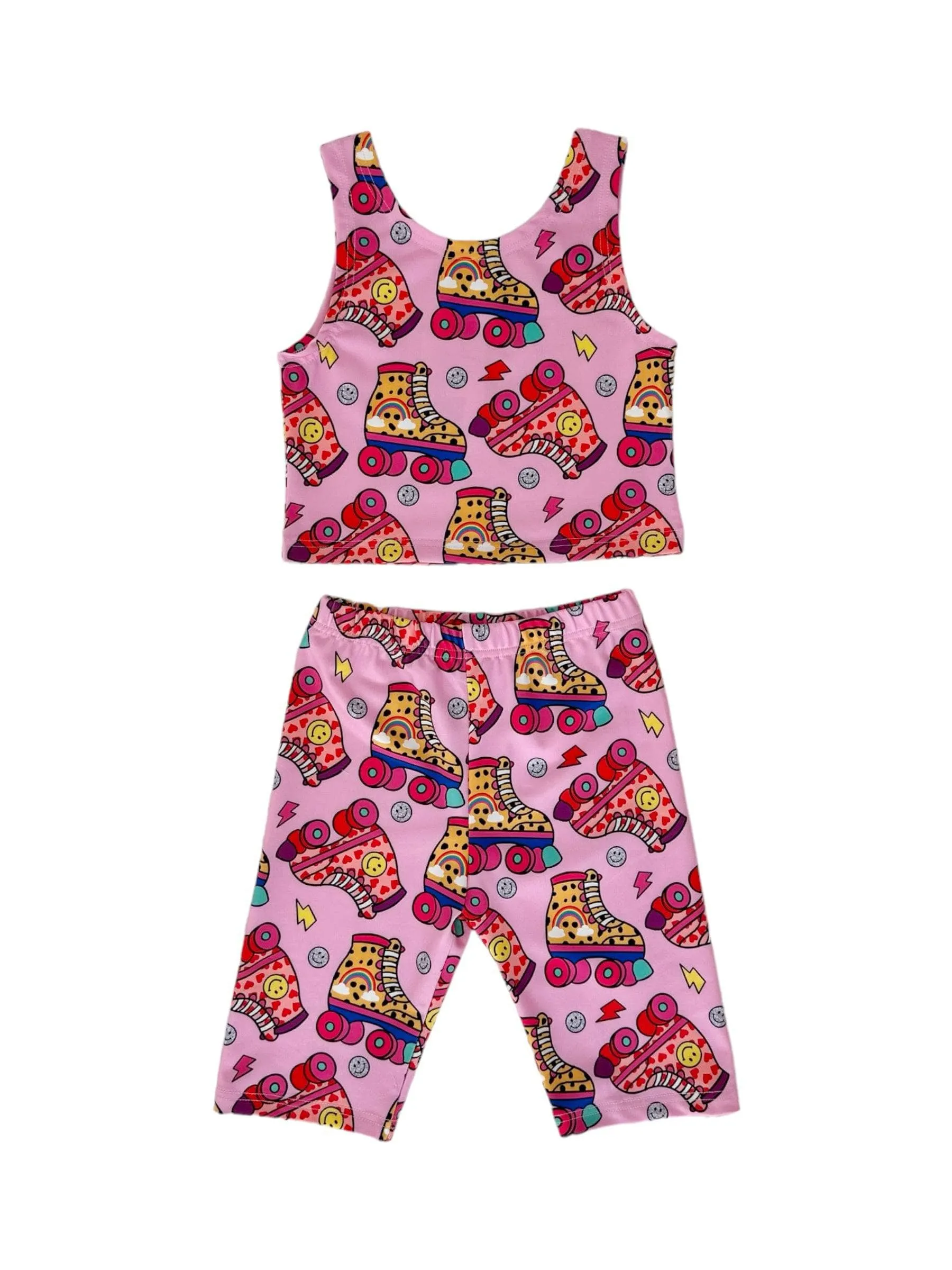 Roller Girl Athletic Short Set