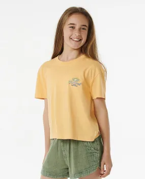 Rolling Curl Short Sleeve Tee Girl