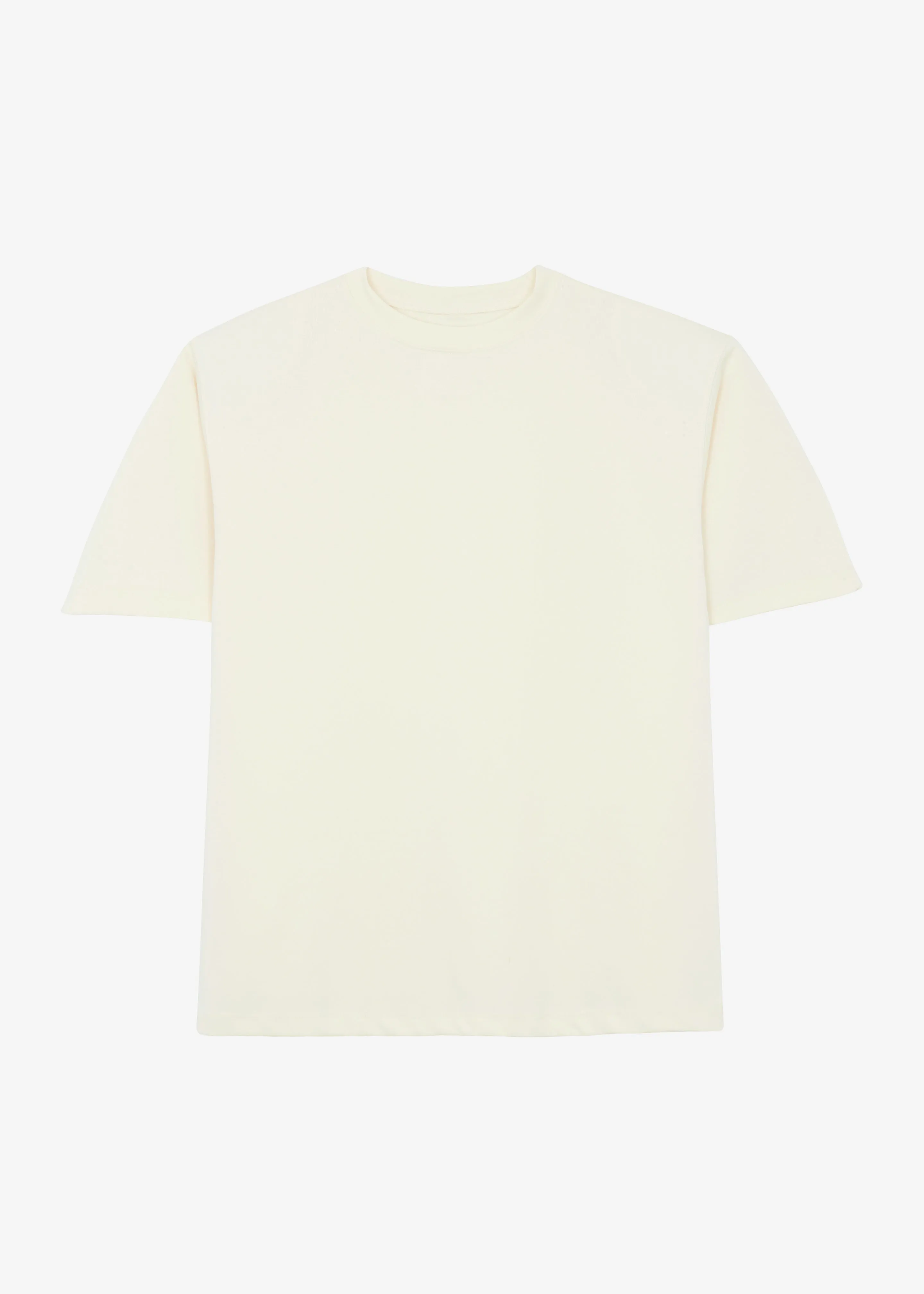 Rowen Padded Shoulder Tee - Cream