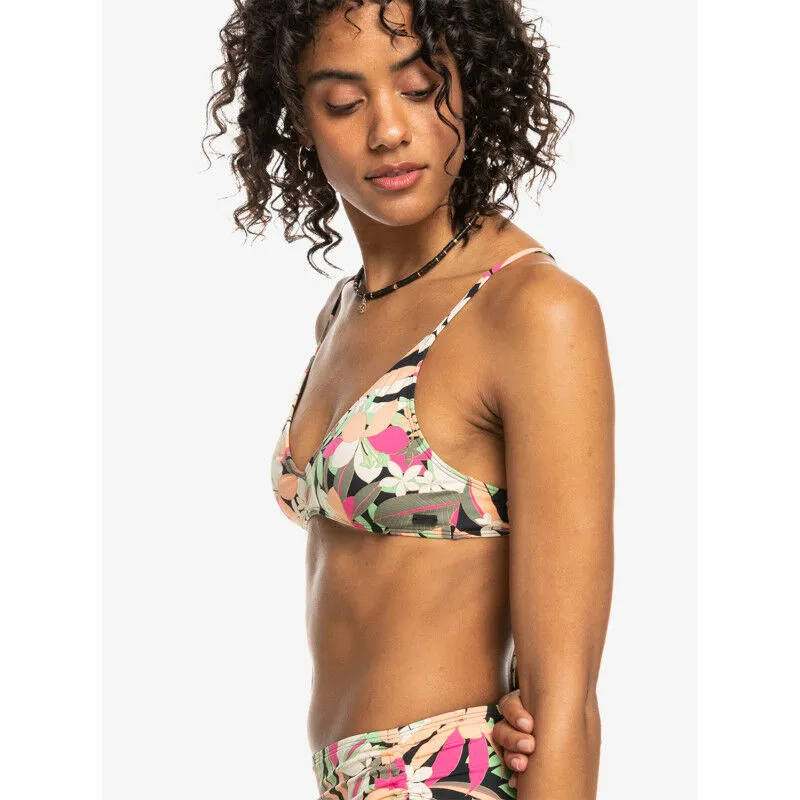 Roxy Printed Strappy Bra Bikini