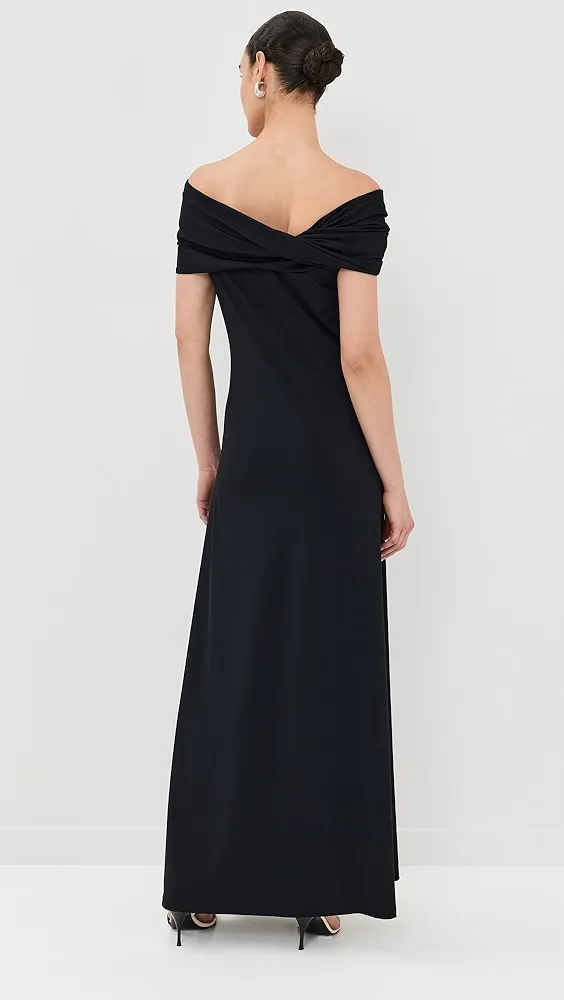 Róhe   Asymmetrical Off Shoulder Dress 