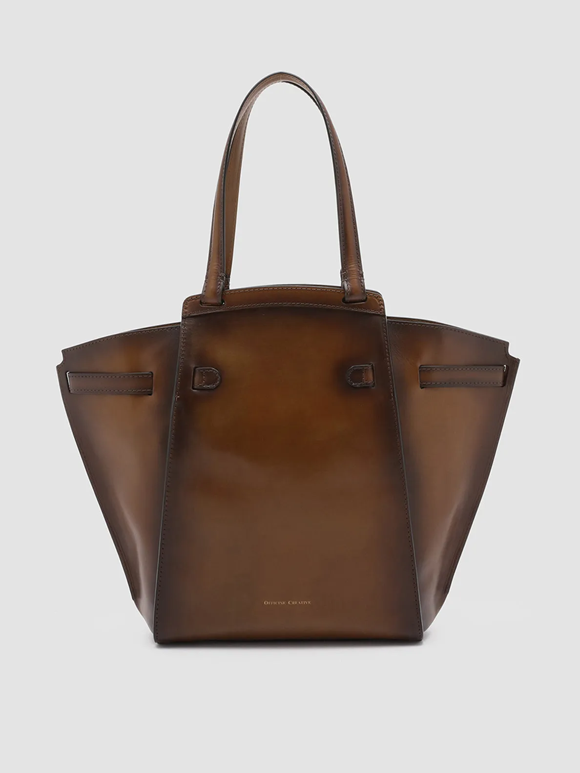 SADDLE 02 - Brown Leather Shoulder Bag