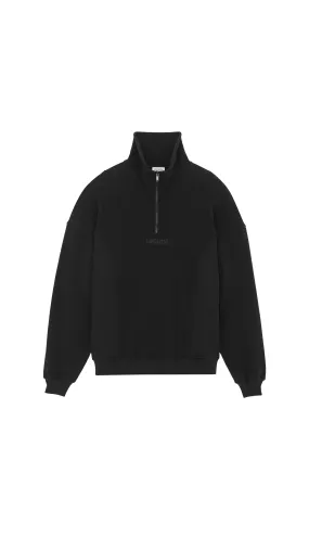 Saint Laurent Black Half-zip Sweatshirt