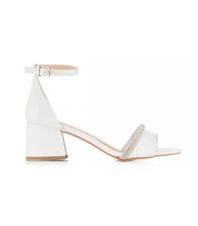 Sandal with Heel by Sirena-White 250370