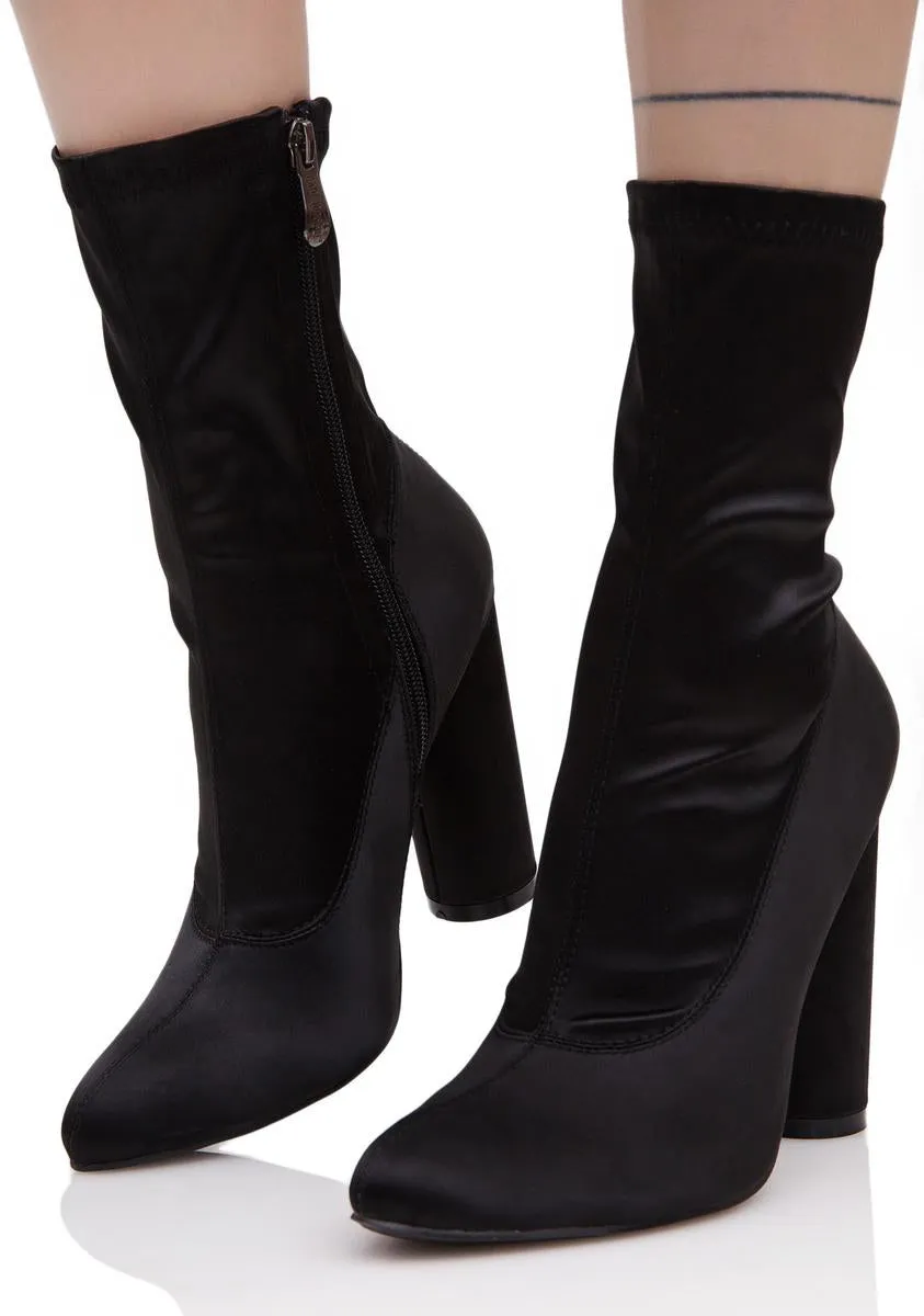 Satin Boots - Dark Seraphim