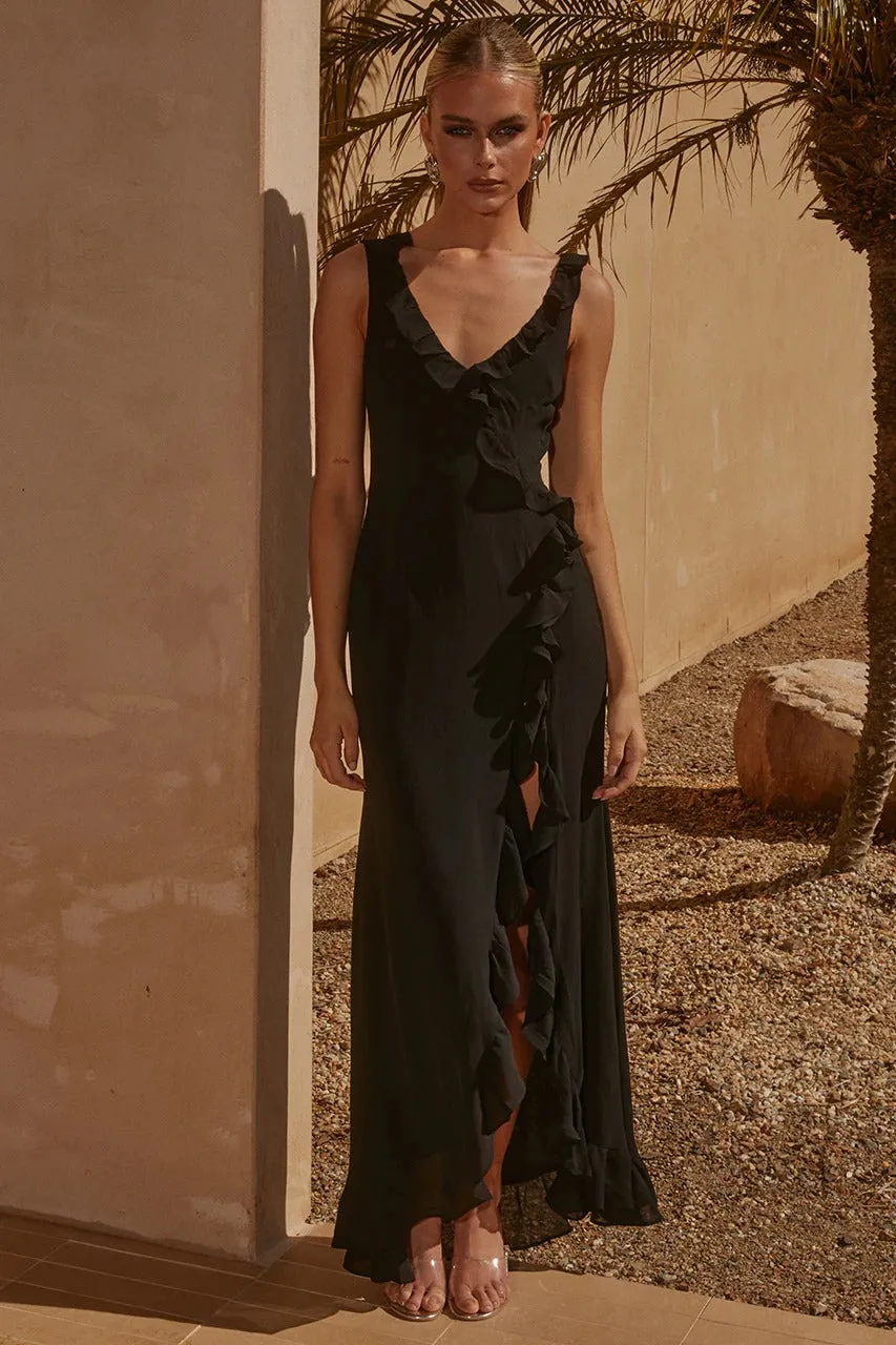 Black Savannah Maxi Dress