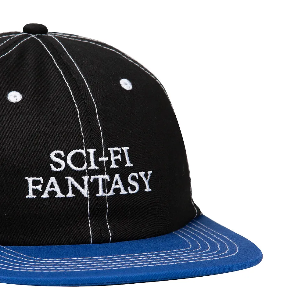 SCI-FI FANTASY LOGO HAT // BLACK/ROYAL