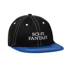 SCI-FI FANTASY LOGO HAT // BLACK/ROYAL