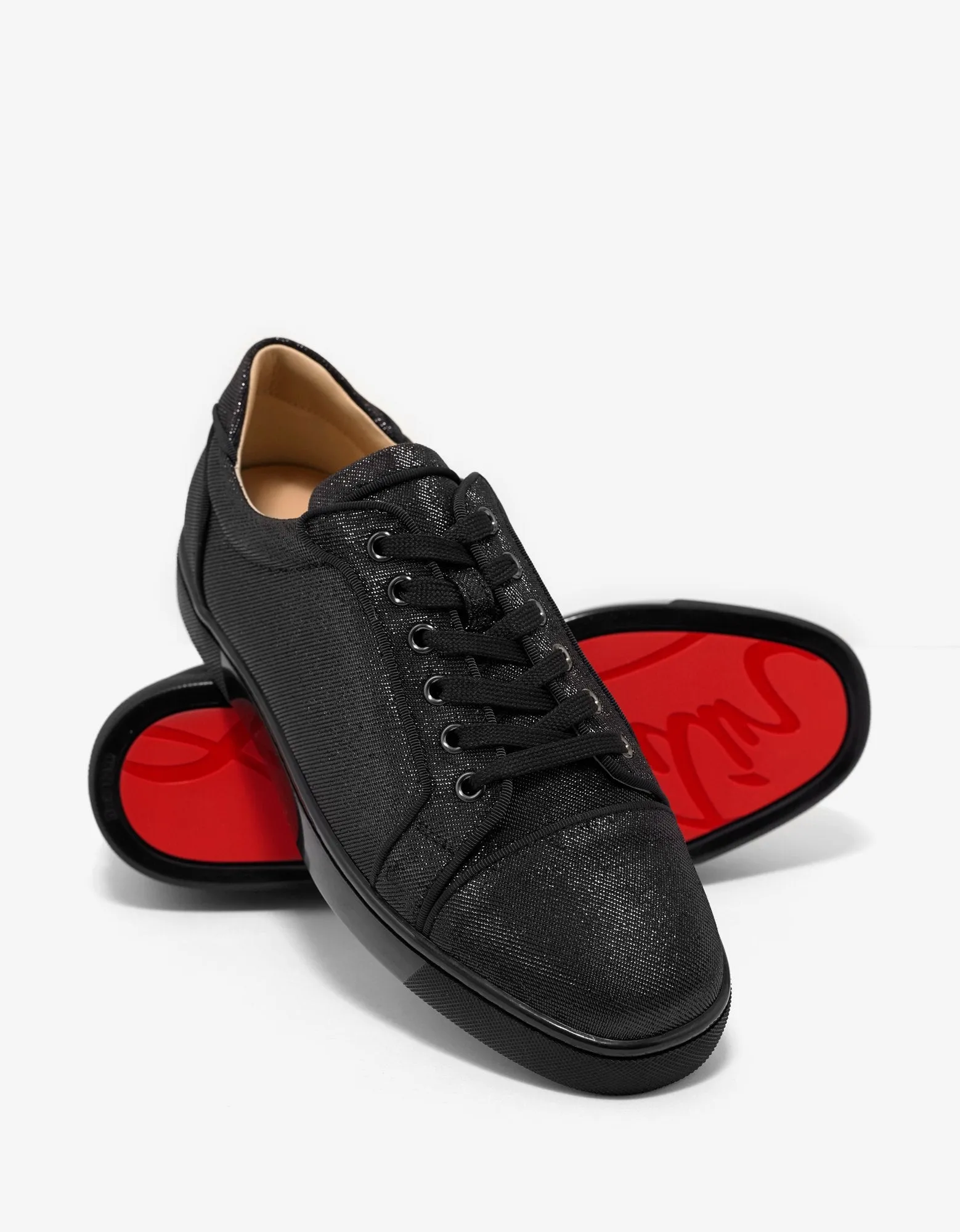 Seavaste Orlato Flat Black Trainers