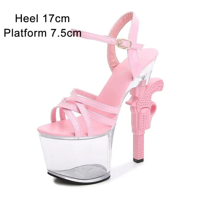 Clear High Heel Pumps Women's Sandals - Stylish Summer Footwear