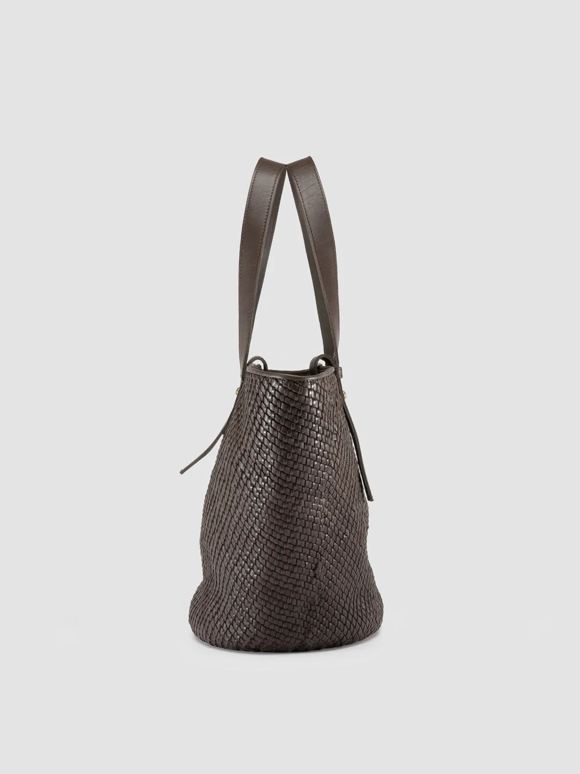 SHELBY 002 - Brown Leather Shoulder Bag