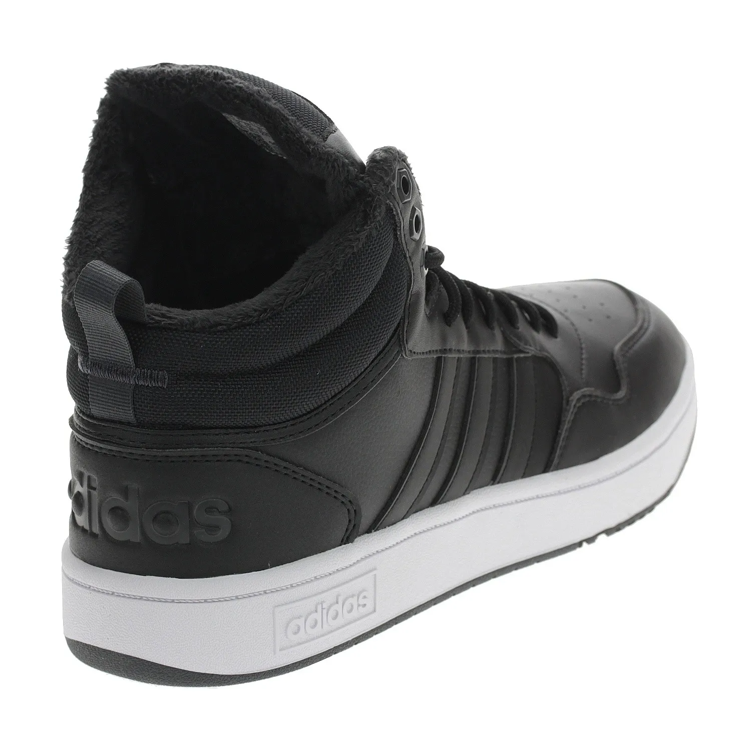 shoes adidas Performance Hoops 3.0 Mid Winterzed - Core Black/Core Black/White - men´s