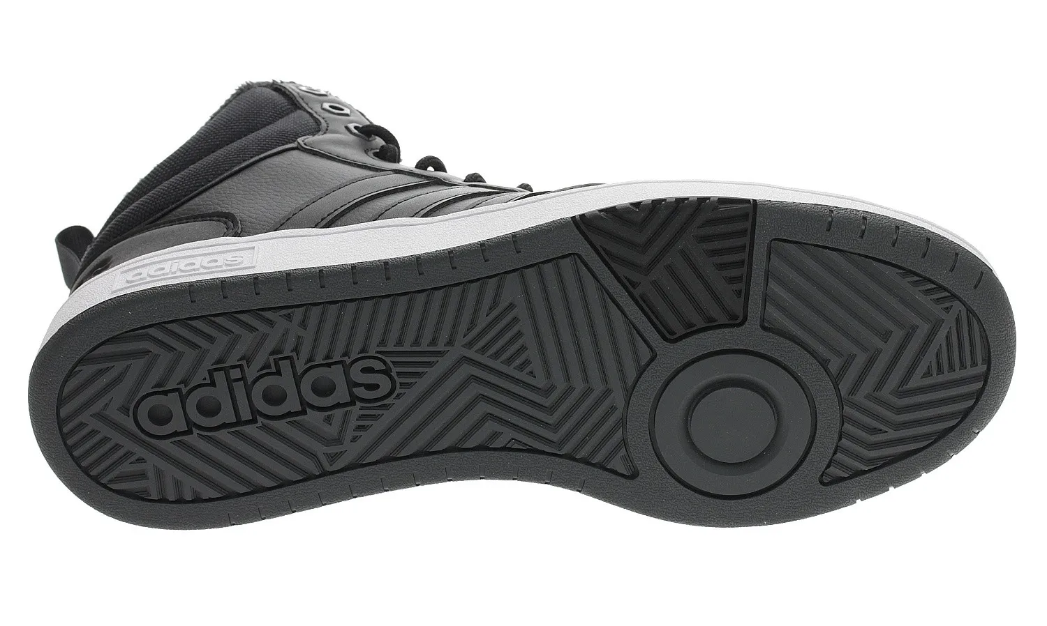 shoes adidas Performance Hoops 3.0 Mid Winterzed - Core Black/Core Black/White - men´s