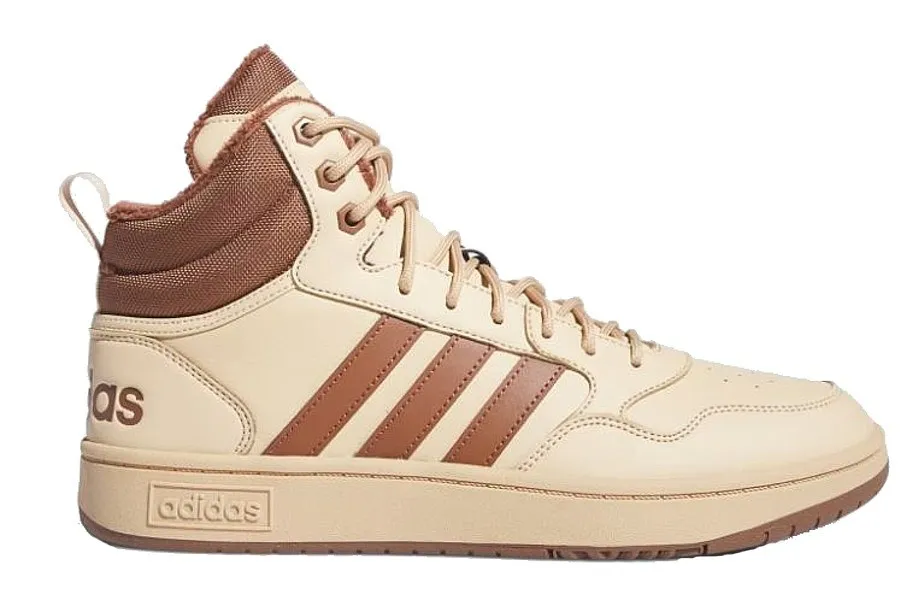 shoes adidas Performance Hoops 3.0 Mid Wtr - Magic Beige/Preloved Brown/Preloved Brown - men´s