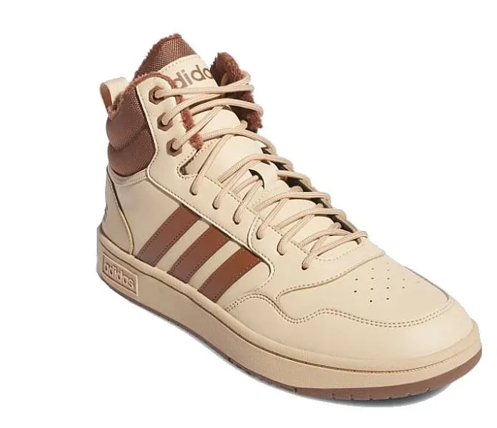 shoes adidas Performance Hoops 3.0 Mid Wtr - Magic Beige/Preloved Brown/Preloved Brown - men´s