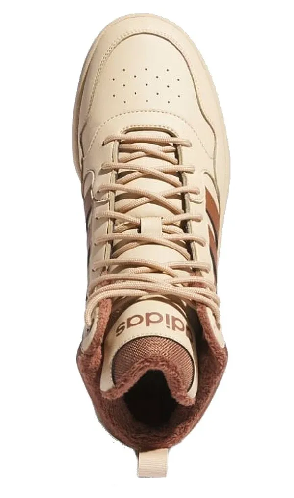 shoes adidas Performance Hoops 3.0 Mid Wtr - Magic Beige/Preloved Brown/Preloved Brown - men´s