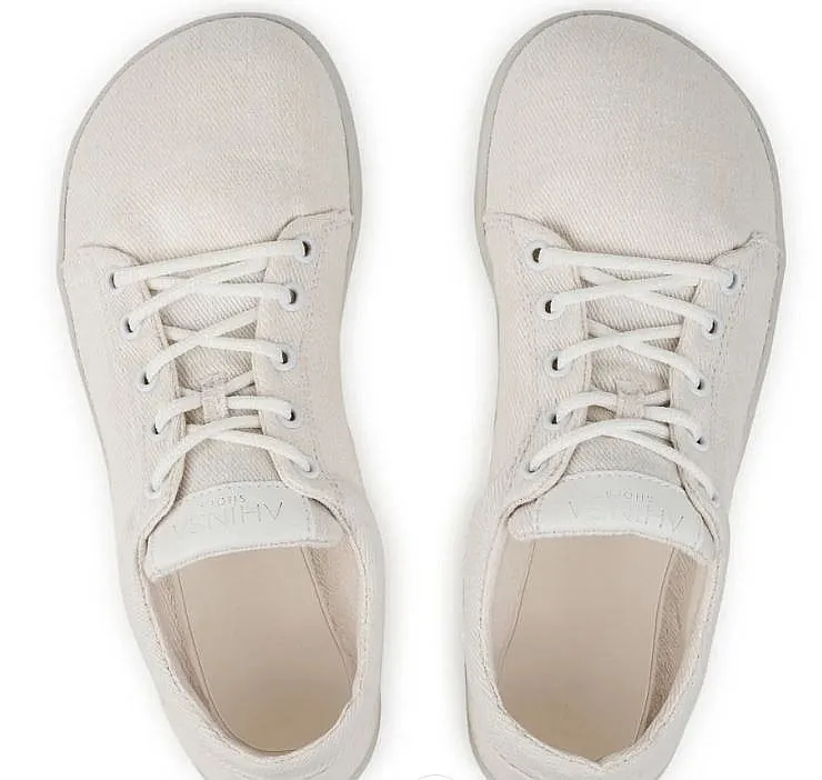 shoes Ahinsa Shoes Vida Hemp - White