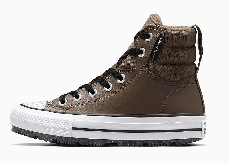 shoes Converse Chuck Taylor All Star Berkshire Boot Fleece Hi - A04810/Engine Smoke/Black/White - unisex junior