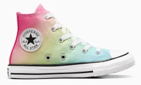 shoes Converse Chuck Taylor All Star Bright Ombre Hi - A07337/Triple Cyan/Chaos Fuchsia - unisex junior