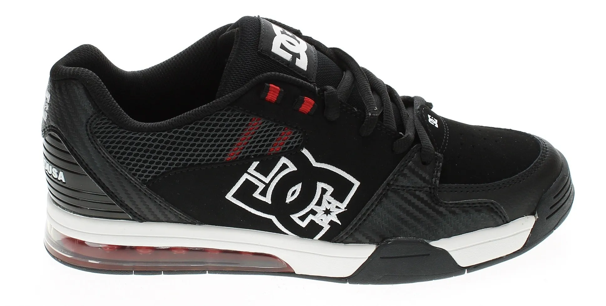 shoes DC Versatile - BWA/Black/White/Athletic Red - men´s