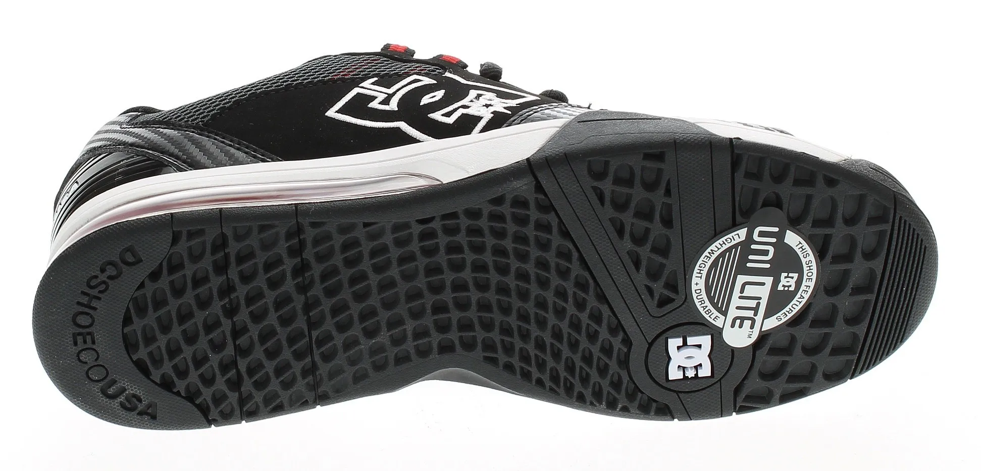 shoes DC Versatile - BWA/Black/White/Athletic Red - men´s