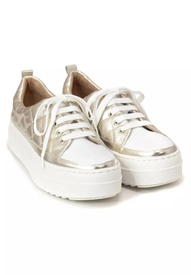 Shu Talk AMAZTEP Stylish Leather Sneakers