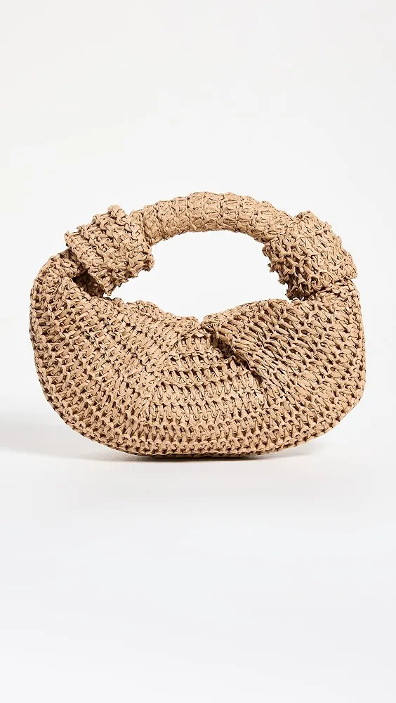 SIMONMILLER   Raffia Lopsy Bag 