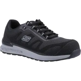 Skechers Workwear Bulklin Bragoo Safety Trainer Black