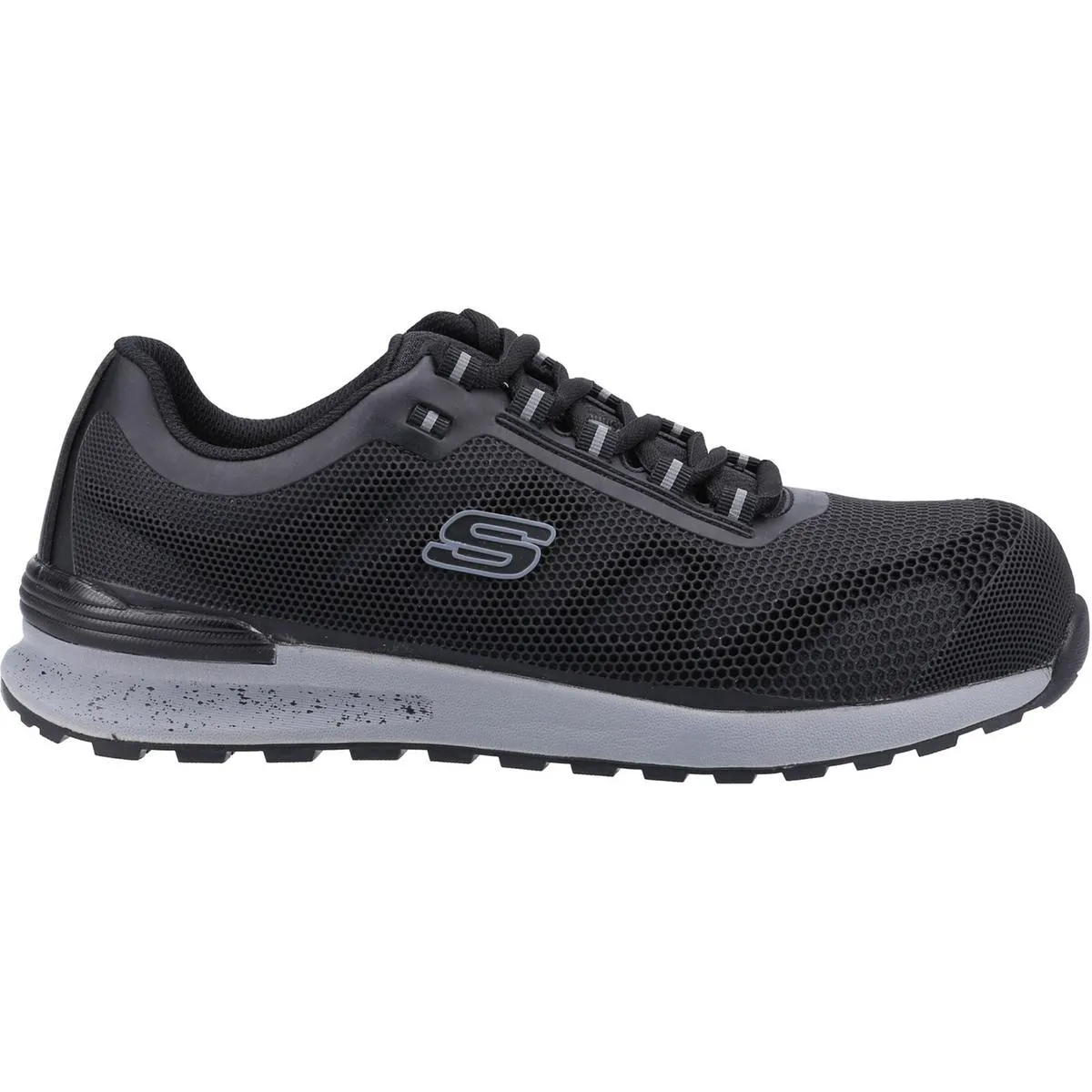 Skechers Workwear Bulklin Bragoo Safety Trainer Black