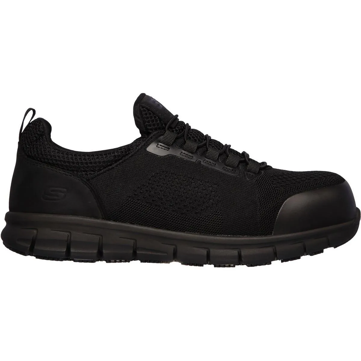 Skechers Workwear Synergy Omat Safety Trainer Black