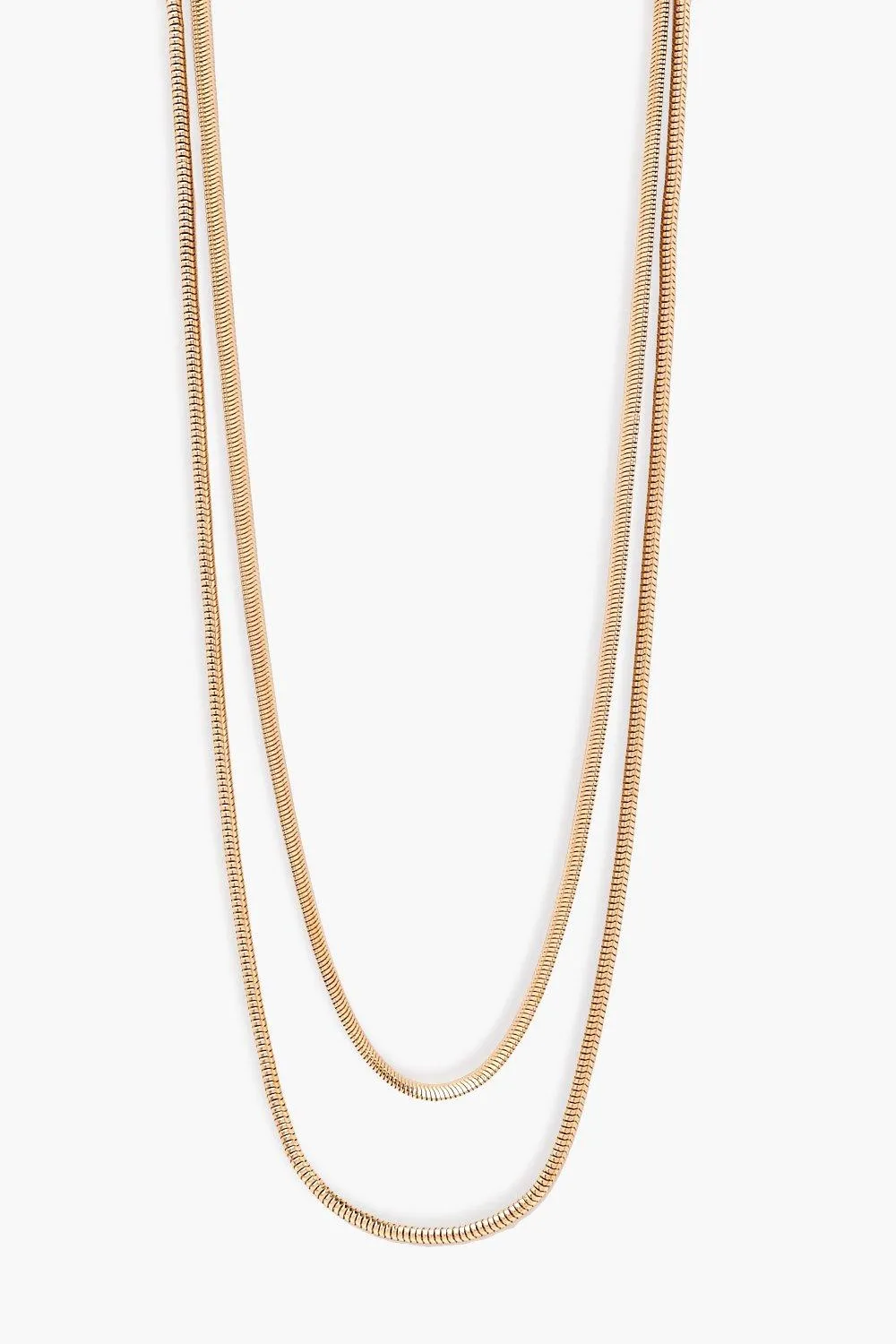 Skinny Flat Chain Necklace