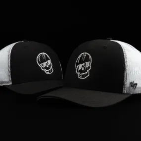 Skull '47 Trucker Black Hat