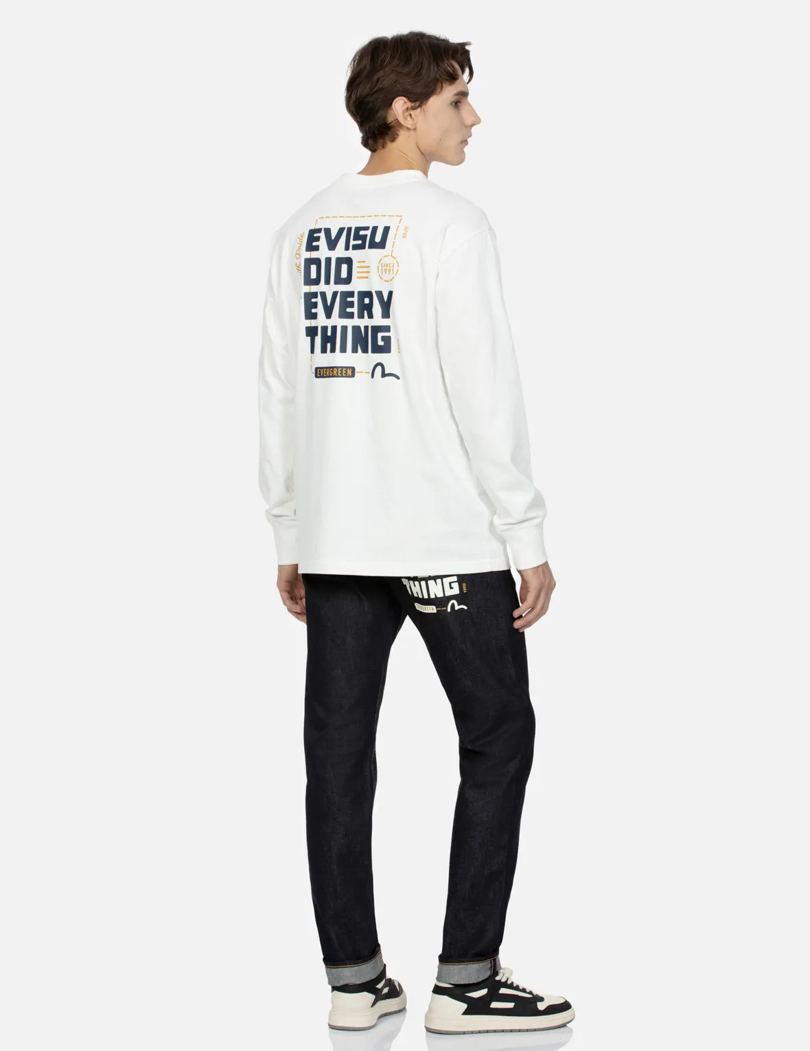 Slogan Print Regular Fit T-shirt