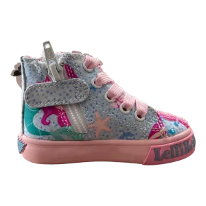 Sneakers da bambina sirenetta celeste Cod: LKED3479