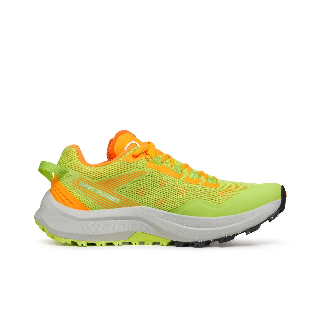 SNEAKERS SPIN PLANET Uomo Sunny Green Orange Fluo