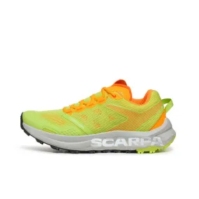 SNEAKERS SPIN PLANET Uomo Sunny Green Orange Fluo