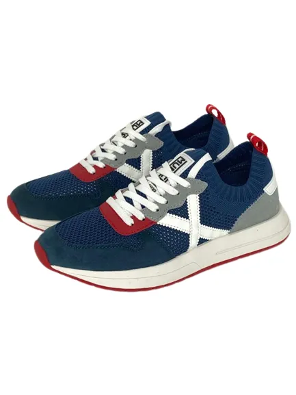 Blue/White Men's Sneakers Size 23-25